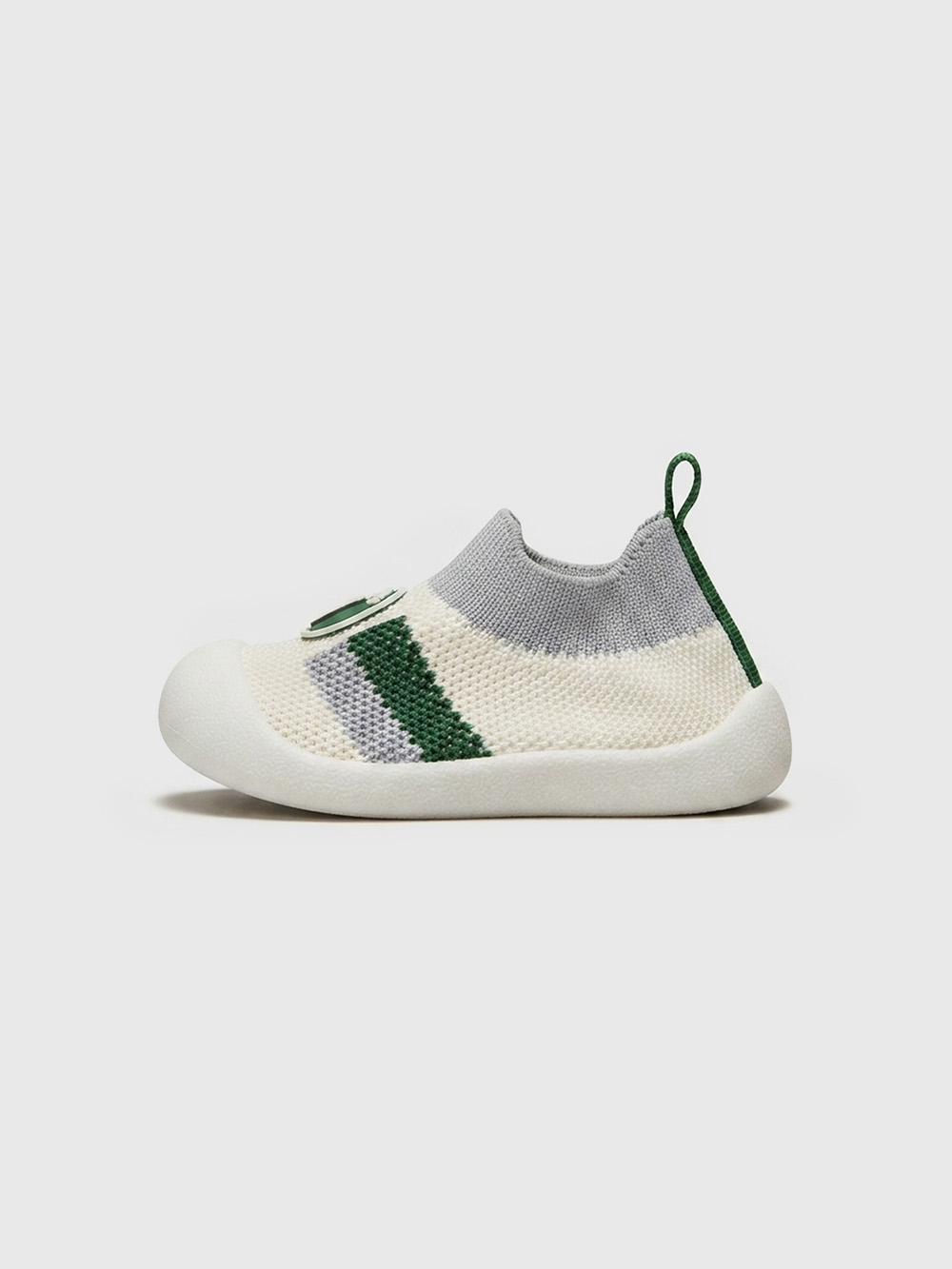 KiddoComfy Qibabei Mesh-Mallows Sock Shoes Green - Q22